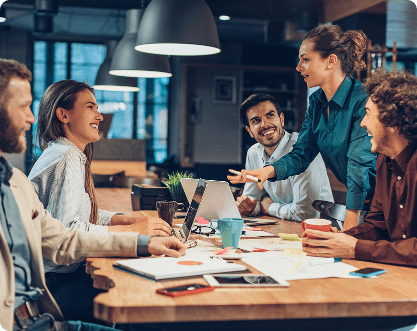 Team working together